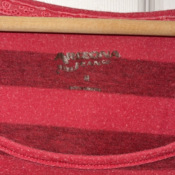 ☀️ 3/$15 ☀️ Red Striped Top - Picture 3 of 4